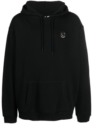 Patch-detail long-sleeve hoodie, Raf Simons X Fred Perry Patch-detail long-sleeve hoodie
Patch-detail long-sleeve hoodie, Raf Simons X Fred Perry Patch-detail long-sleeve hoodie