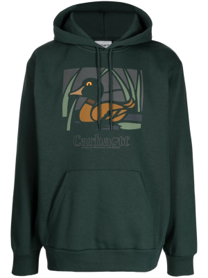 

Duck pond-print hoodie, Carhartt WIP Duck pond-print hoodie