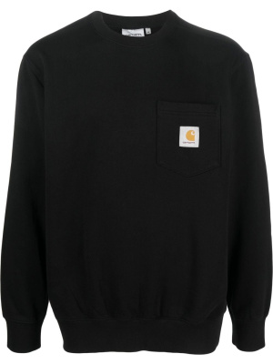 

Logo-patch cotton sweatshirt, Carhartt WIP Logo-patch cotton sweatshirt