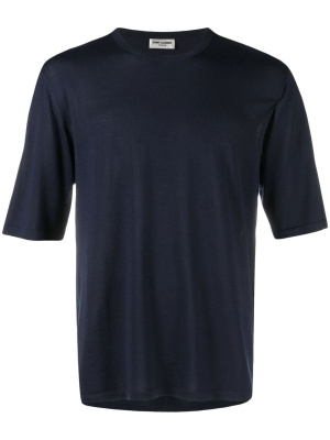 Crew-neck wool-cashmere T-shirt, Saint Laurent Crew-neck wool-cashmere T-shirt
Crew-neck wool-cashmere T-shirt, Saint Laurent Crew-neck wool-cashmere T-shirt