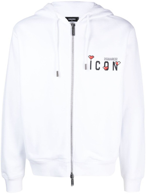 Signature Icon-motif zip-up hoodie, Dsquared2 Signature Icon-motif zip-up hoodie
Signature Icon-motif zip-up hoodie, Dsquared2 Signature Icon-motif zip-up hoodie