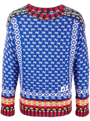 Intarsia-knit logo-embroidered jumper, Dsquared2 Intarsia-knit logo-embroidered jumper
Intarsia-knit logo-embroidered jumper, Dsquared2 Intarsia-knit logo-embroidered jumper