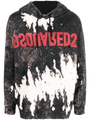 Reverse logo-print bleached hoodie, Dsquared2 Reverse logo-print bleached hoodie
Reverse logo-print bleached hoodie, Dsquared2 Reverse logo-print bleached hoodie