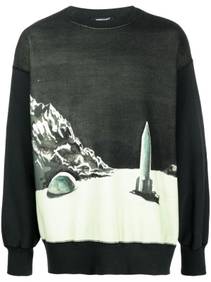 X Manabu Deto graphic-print sweatshirt, Undercover X Manabu Deto graphic-print sweatshirt
X Manabu Deto graphic-print sweatshirt, Undercover X Manabu Deto graphic-print sweatshirt