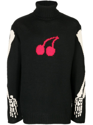 Intarsia-knit roll-neck jumper, Yohji Yamamoto Intarsia-knit roll-neck jumper
Intarsia-knit roll-neck jumper, Yohji Yamamoto Intarsia-knit roll-neck jumper