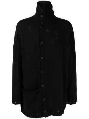 Drop Needle Turtleneck knitted cardigan, Yohji Yamamoto Drop Needle Turtleneck knitted cardigan
Drop Needle Turtleneck knitted cardigan, Yohji Yamamoto Drop Needle Turtleneck knitted cardigan