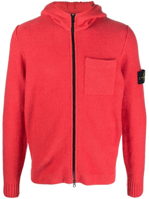 Compass-patch fleece zip-up hoodie, Stone Island Compass-patch fleece zip-up hoodie
Compass-patch fleece zip-up hoodie, Stone Island Compass-patch fleece zip-up hoodie