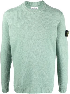 Logo patch crew neck knitted sweater, Stone Island Logo patch crew neck knitted sweater
Logo patch crew neck knitted sweater, Stone Island Logo patch crew neck knitted sweater