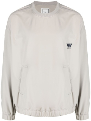 Logo-print long-sleeve sweatshirt, Wooyoungmi Logo-print long-sleeve sweatshirt
Logo-print long-sleeve sweatshirt, Wooyoungmi Logo-print long-sleeve sweatshirt