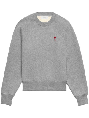 Logo-embroidered organic-cotton sweatshirt, AMI Paris Logo-embroidered organic-cotton sweatshirt
Logo-embroidered organic-cotton sweatshirt, AMI Paris Logo-embroidered organic-cotton sweatshirt