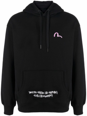 X Sfera Ebbasta logo-embroidered cotton hoodie, EVISU X Sfera Ebbasta logo-embroidered cotton hoodie
X Sfera Ebbasta logo-embroidered cotton hoodie, EVISU X Sfera Ebbasta logo-embroidered cotton hoodie