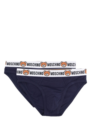 Teddy Bear waistband briefs (set of two), Moschino Teddy Bear waistband briefs (set of two)
Teddy Bear waistband briefs (set of two), Moschino Teddy Bear waistband briefs (set of two)