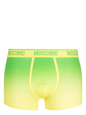 

Logo-waistband ombré boxer shorts, Moschino Logo-waistband ombré boxer shorts