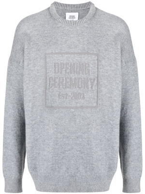 Embroidered-logo crewneck jumper, Opening Ceremony Embroidered-logo crewneck jumper
Embroidered-logo crewneck jumper, Opening Ceremony Embroidered-logo crewneck jumper