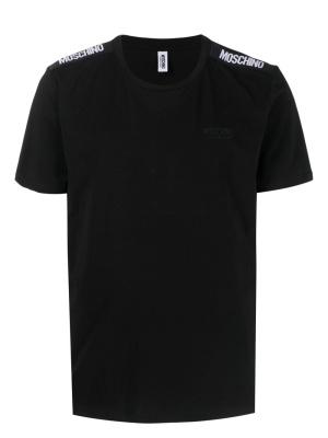 Logo-embossed panelled cotton T-shirt, Moschino Logo-embossed panelled cotton T-shirt
Logo-embossed panelled cotton T-shirt, Moschino Logo-embossed panelled cotton T-shirt