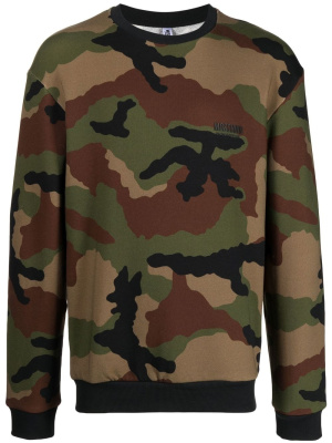 Embossed-logo camouflage sweatshirt, Moschino Embossed-logo camouflage sweatshirt
Embossed-logo camouflage sweatshirt, Moschino Embossed-logo camouflage sweatshirt