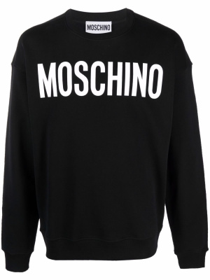 Logo-print crew neck sweatshirt, Moschino Logo-print crew neck sweatshirt
Logo-print crew neck sweatshirt, Moschino Logo-print crew neck sweatshirt