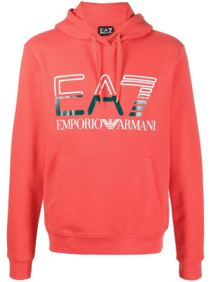 

Logo-print hoodie, Ea7 Emporio Armani Logo-print hoodie