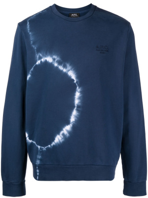 Embroidered-logo tie-dye pattern jumper, A.P.C. Embroidered-logo tie-dye pattern jumper
Embroidered-logo tie-dye pattern jumper, A.P.C. Embroidered-logo tie-dye pattern jumper