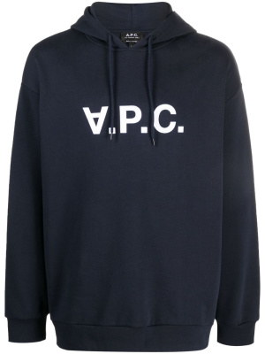 Milo logo-print organic-cotton hoodie, A.P.C. Milo logo-print organic-cotton hoodie
Milo logo-print organic-cotton hoodie, A.P.C. Milo logo-print organic-cotton hoodie