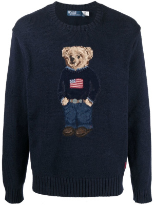 Polo Bear motif knitted jumper, Polo Ralph Lauren Polo Bear motif knitted jumper
Polo Bear motif knitted jumper, Polo Ralph Lauren Polo Bear motif knitted jumper