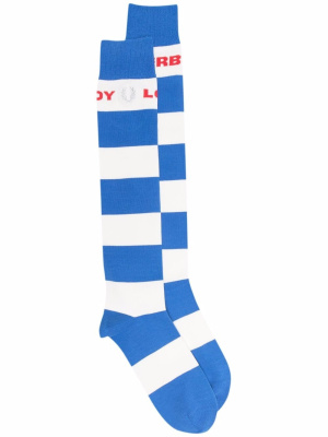 

X Loverboy striped socks, Fred Perry X Loverboy striped socks