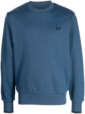 Logo-embroidered jersey-knit sweatshirt, Fred Perry Logo-embroidered jersey-knit sweatshirt
Logo-embroidered jersey-knit sweatshirt, Fred Perry Logo-embroidered jersey-knit sweatshirt