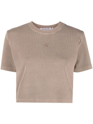 Logo-embroidered cotton T-shirt, Calvin Klein Jeans Logo-embroidered cotton T-shirt
Logo-embroidered cotton T-shirt, Calvin Klein Jeans Logo-embroidered cotton T-shirt