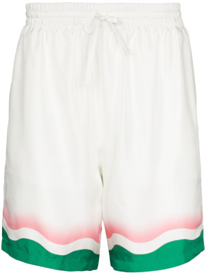Le Jeu de Ping Pong wave-print shorts, Casablanca Le Jeu de Ping Pong wave-print shorts
Le Jeu de Ping Pong wave-print shorts, Casablanca Le Jeu de Ping Pong wave-print shorts