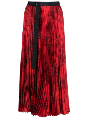 Graphic-print fully-pleated skirt, Sacai Graphic-print fully-pleated skirt
Graphic-print fully-pleated skirt, Sacai Graphic-print fully-pleated skirt