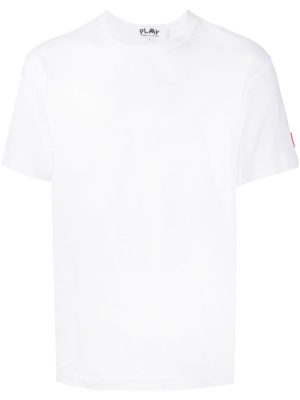Logo-patch crew-neck T-shirt, Comme Des Garçons Play Logo-patch crew-neck T-shirt
Logo-patch crew-neck T-shirt, Comme Des Garçons Play Logo-patch crew-neck T-shirt