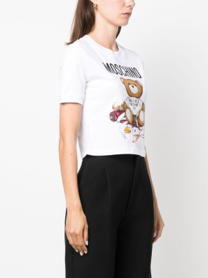 Toy Bear print organic-cotton T-shirt, Moschino Toy Bear print organic-cotton T-shirt
Toy Bear print organic-cotton T-shirt, Moschino Toy Bear print organic-cotton T-shirt
