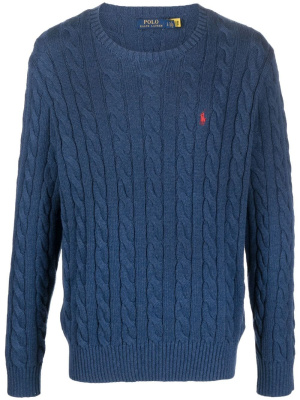 Embroidered-logo cable-knit jumper, Polo Ralph Lauren Embroidered-logo cable-knit jumper
Embroidered-logo cable-knit jumper, Polo Ralph Lauren Embroidered-logo cable-knit jumper