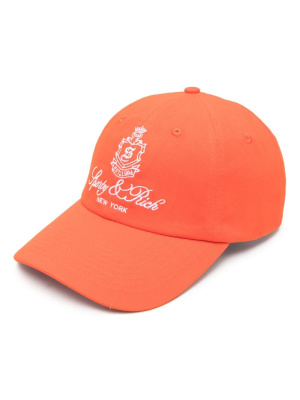 Logo-embroidered cotton baseball cap, Sporty & Rich Logo-embroidered cotton baseball cap
Logo-embroidered cotton baseball cap, Sporty & Rich Logo-embroidered cotton baseball cap