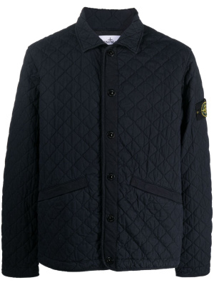Compass-patch quilted shirt jacket, Stone Island Compass-patch quilted shirt jacket
Compass-patch quilted shirt jacket, Stone Island Compass-patch quilted shirt jacket