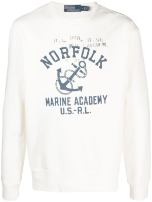 Anchor-print cotton-blend sweatshirt, Polo Ralph Lauren Anchor-print cotton-blend sweatshirt
Anchor-print cotton-blend sweatshirt, Polo Ralph Lauren Anchor-print cotton-blend sweatshirt