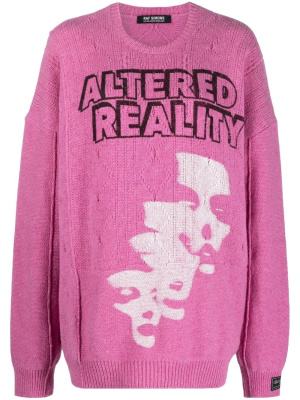 Graphic-intarsia knit merino jumper, Raf Simons Graphic-intarsia knit merino jumper
Graphic-intarsia knit merino jumper, Raf Simons Graphic-intarsia knit merino jumper