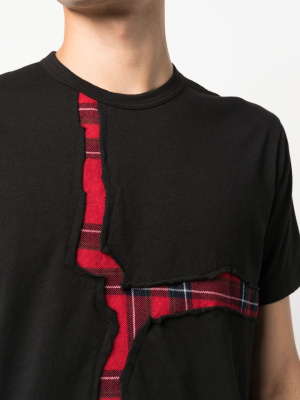 Tartan-check short-sleeved T-shirt, Comme Des Garçons Shirt Tartan-check short-sleeved T-shirt
Tartan-check short-sleeved T-shirt, Comme Des Garçons Shirt Tartan-check short-sleeved T-shirt