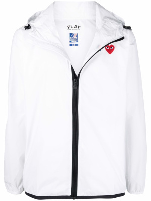 X K-Way hooded light jacket, Comme Des Garçons Play X K-Way hooded light jacket
X K-Way hooded light jacket, Comme Des Garçons Play X K-Way hooded light jacket