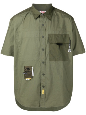 Logo-patch short-sleeve shirt, AAPE BY *A BATHING APE® Logo-patch short-sleeve shirt
Logo-patch short-sleeve shirt, AAPE BY *A BATHING APE® Logo-patch short-sleeve shirt