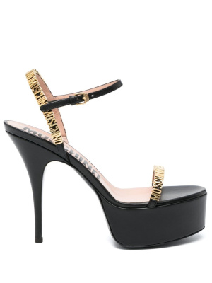 140mm logo-plaque platform sandals, Moschino 140mm logo-plaque platform sandals
140mm logo-plaque platform sandals, Moschino 140mm logo-plaque platform sandals