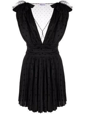 Star-print sleeveless mini dress, RED Valentino Star-print sleeveless mini dress
Star-print sleeveless mini dress, RED Valentino Star-print sleeveless mini dress