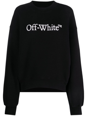 Bookish logo-print cotton sweatshirt, Off-White Bookish logo-print cotton sweatshirt
Bookish logo-print cotton sweatshirt, Off-White Bookish logo-print cotton sweatshirt