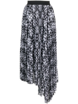 Pleated monogram-jacquard midi skirt, Karl Lagerfeld Pleated monogram-jacquard midi skirt
Pleated monogram-jacquard midi skirt, Karl Lagerfeld Pleated monogram-jacquard midi skirt