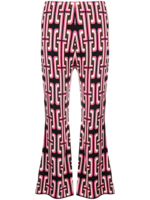 Geometric-pattern flared trousers, LIU JO Geometric-pattern flared trousers
Geometric-pattern flared trousers, LIU JO Geometric-pattern flared trousers