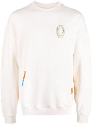 Embroidered-logo cotton sweatshirt, Marcelo Burlon County of Milan Embroidered-logo cotton sweatshirt
Embroidered-logo cotton sweatshirt, Marcelo Burlon County of Milan Embroidered-logo cotton sweatshirt