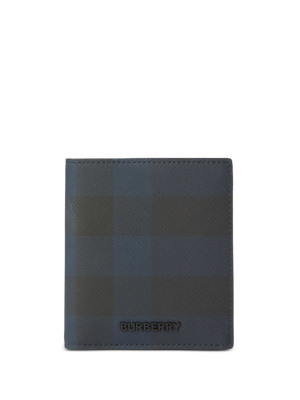 

Checked bi-fold leather wallet, Burberry Checked bi-fold leather wallet