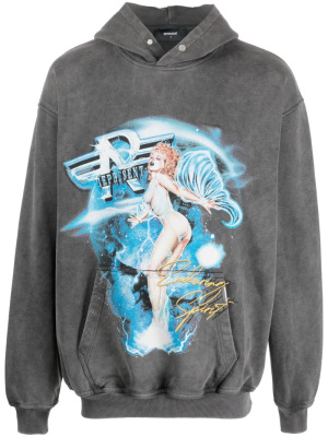 Illustration-print washed cotton hoodie, Represent Illustration-print washed cotton hoodie
Illustration-print washed cotton hoodie, Represent Illustration-print washed cotton hoodie