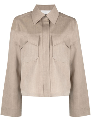 Long-sleeve wool oversized jacket, Jil Sander Long-sleeve wool oversized jacket
Long-sleeve wool oversized jacket, Jil Sander Long-sleeve wool oversized jacket
