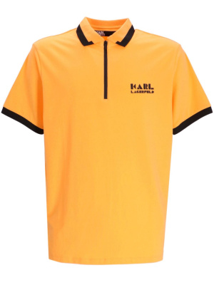 Logo-embossed cotton polo shirt, Karl Lagerfeld Logo-embossed cotton polo shirt
Logo-embossed cotton polo shirt, Karl Lagerfeld Logo-embossed cotton polo shirt